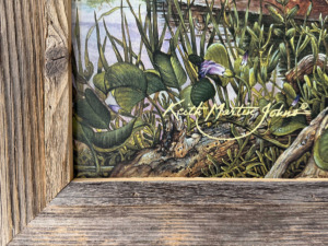 Rustic Wood Frame Detail